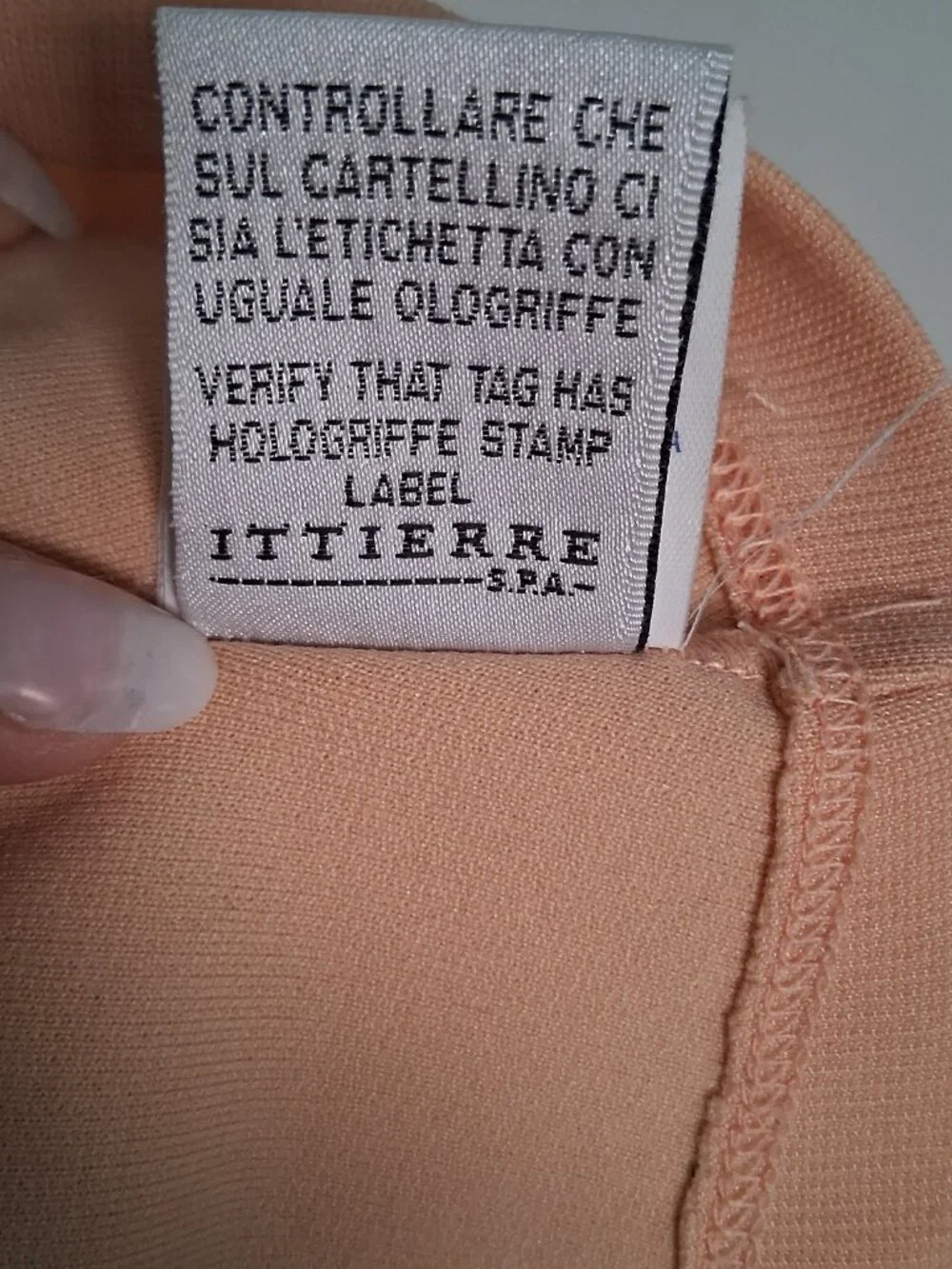 Archival D&G Peach Satin Knit & Lace Camisole size IT 44 - US 8 - Picture 4 of 9